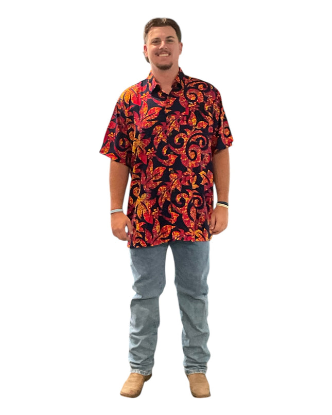 Rayon Men's Island Shirt -Bold & Relaxed