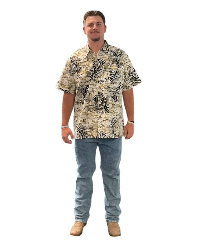 Men's Tribal Cotton Shirt