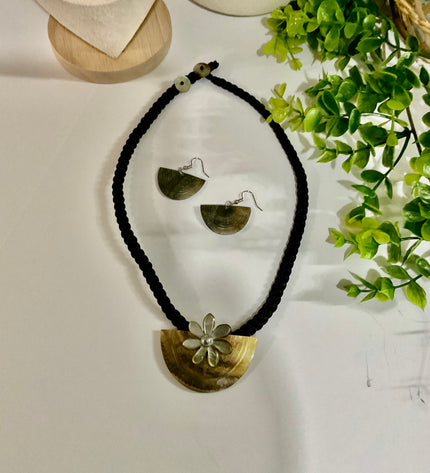 Handcrafted Statement Necklace & Earring Set