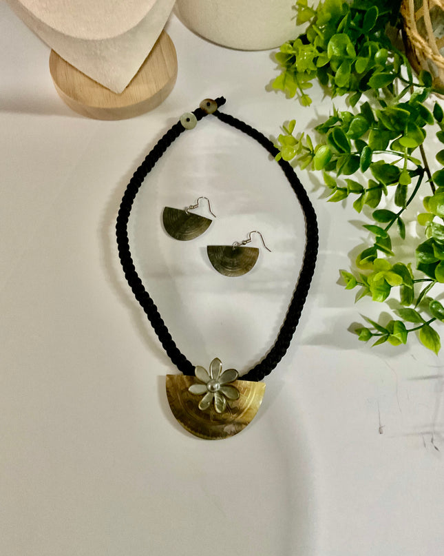 Handcrafted Statement Necklace & Earring Set