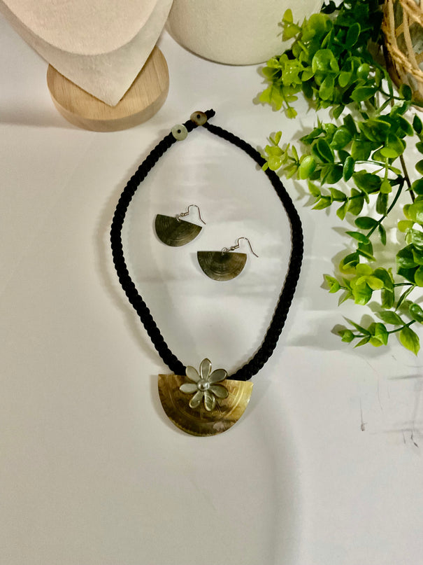 Handcrafted Statement Necklace & Earring Set