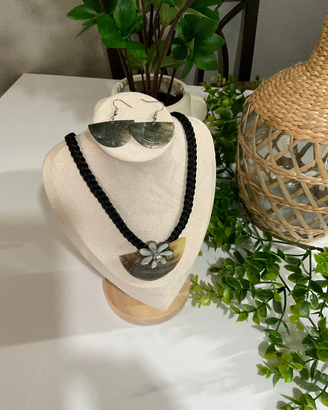 Handcrafted Statement Necklace & Earring Set