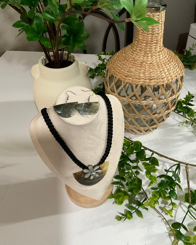 Handcrafted Statement Necklace & Earring Set