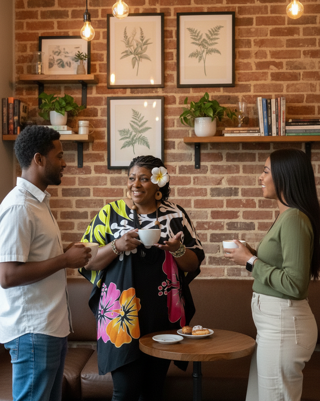 Rayon Floral Poncho Top-One Size