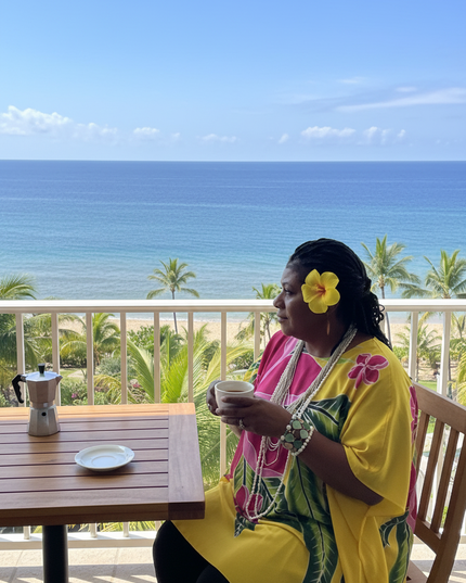 Rayon Floral Poncho Top-One Size