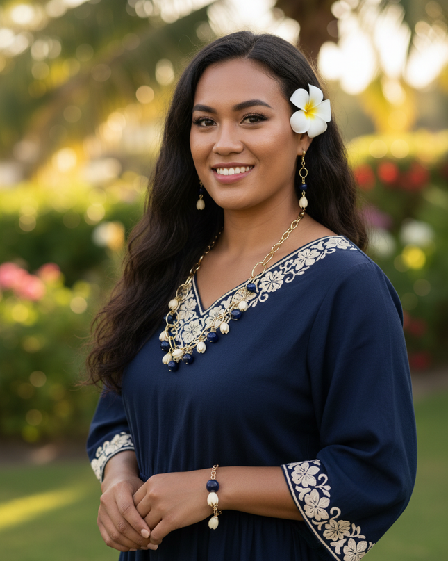 Pikake Bead Island Jewelry Set