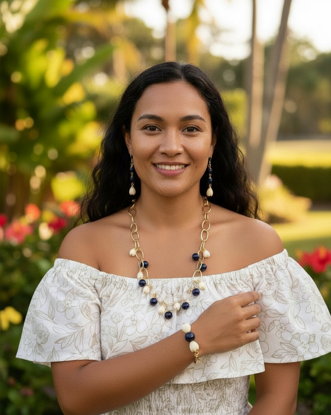 Pikake Bead Island Jewelry Set