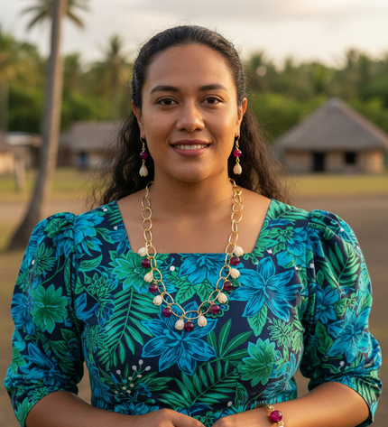 Pikake Bead Island Jewelry Set