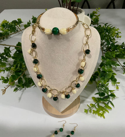 Pikake Bead Island Jewelry Set
