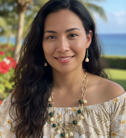Pikake Bead Island Jewelry Set