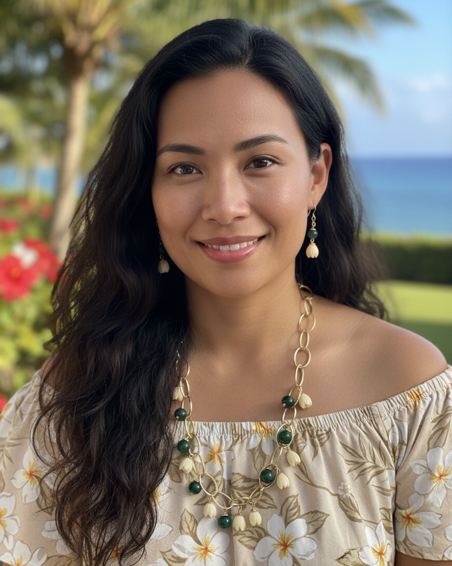 Pikake Bead Island Jewelry Set