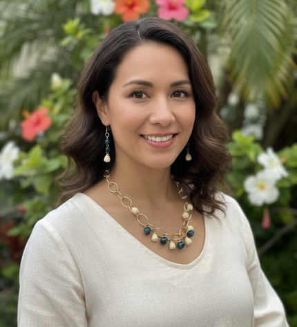 Pikake Bead Island Jewelry Set