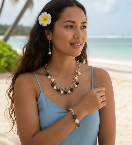 Pikake Bead Island Jewelry Set