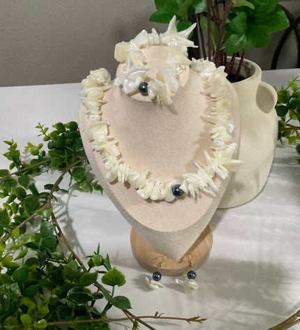 Island Shell & Pearl Jewelry Set