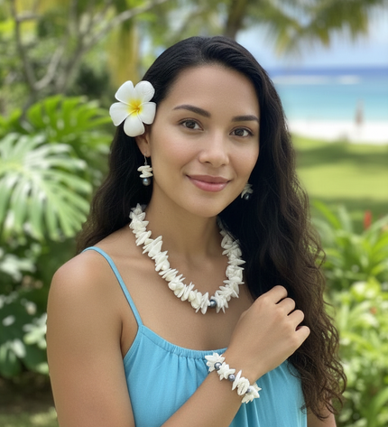 Island Shell & Pearl Jewelry Set