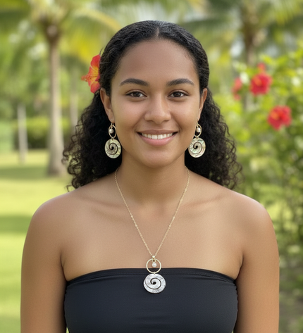 Island Spiral Shell Jewelry Set