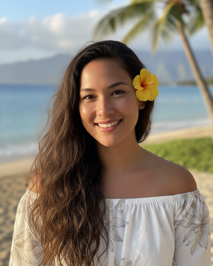 Tropical Hibiscus Foam Flower
