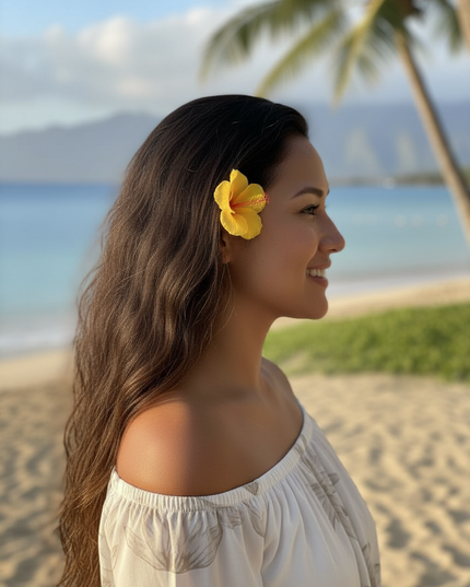 Tropical Hibiscus Foam Flower