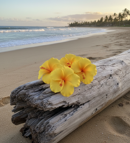 Tropical Hibiscus Foam Flower