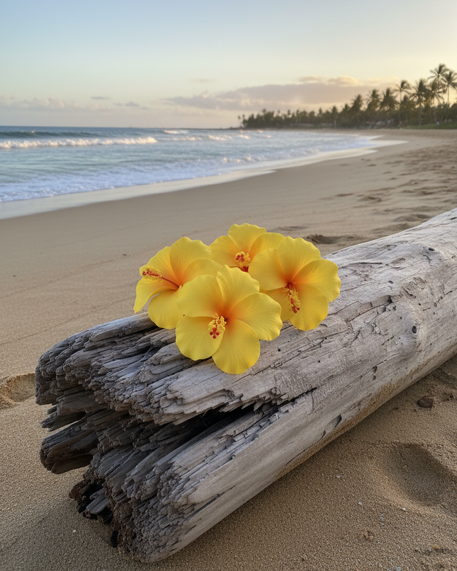 Tropical Hibiscus Foam Flower