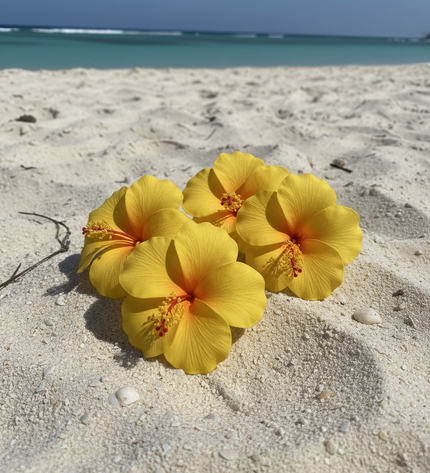 Tropical Hibiscus Foam Flower