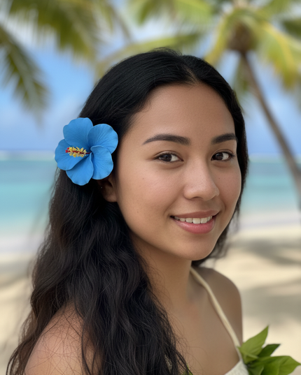 Tropical Hibiscus Foam Flower
