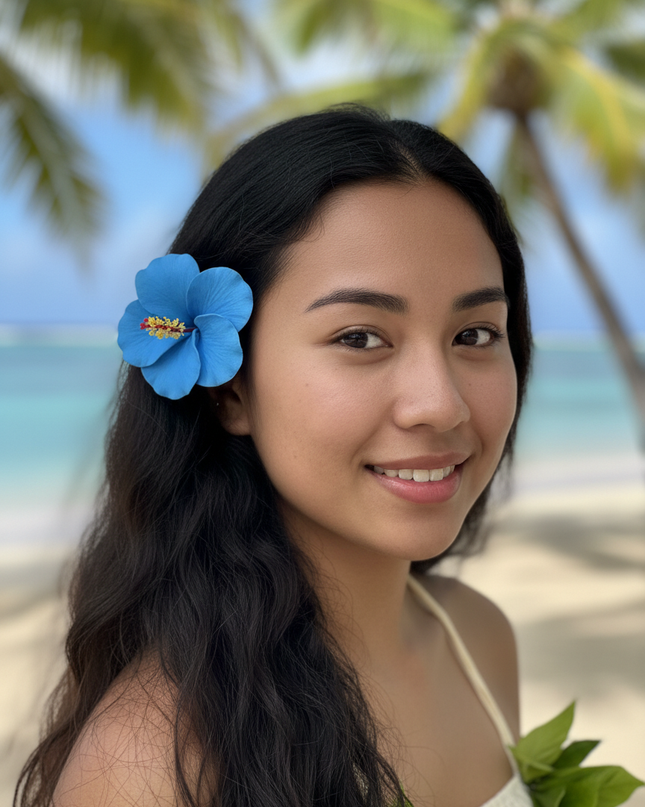 Tropical Hibiscus Foam Flower