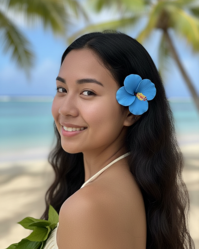 Tropical Hibiscus Foam Flower
