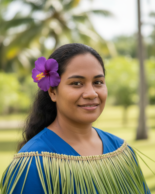 Tropical Hibiscus Foam Flower