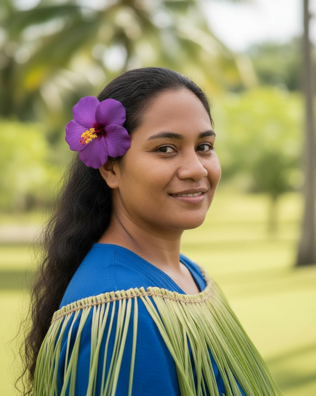 Tropical Hibiscus Foam Flower