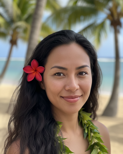 Tropical Frangipani Foam Flower