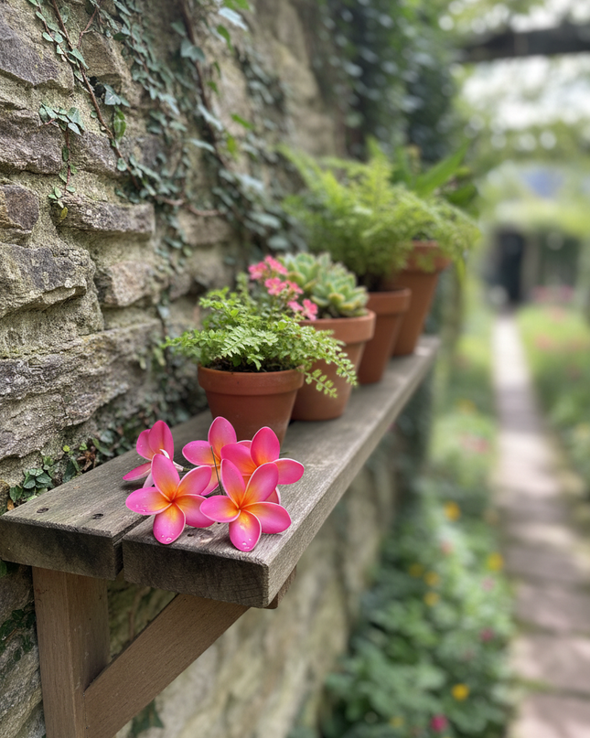 Tropical Frangipani Foam Flower