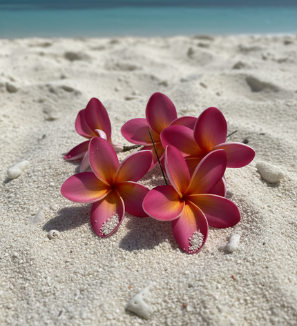 Tropical Frangipani Foam Flower