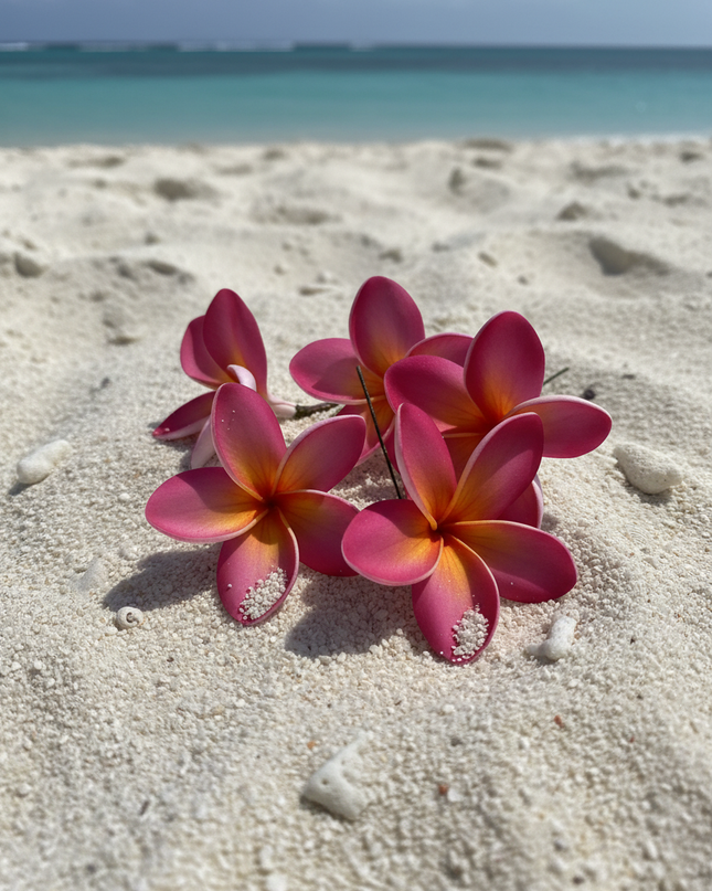 Tropical Frangipani Foam Flower
