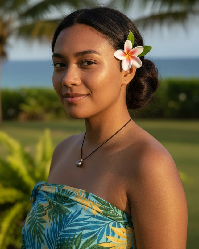 Tropical Frangipani Foam Flower