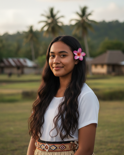 Tropical Frangipani Foam Flower