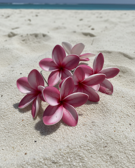 Tropical Frangipani Foam Flower