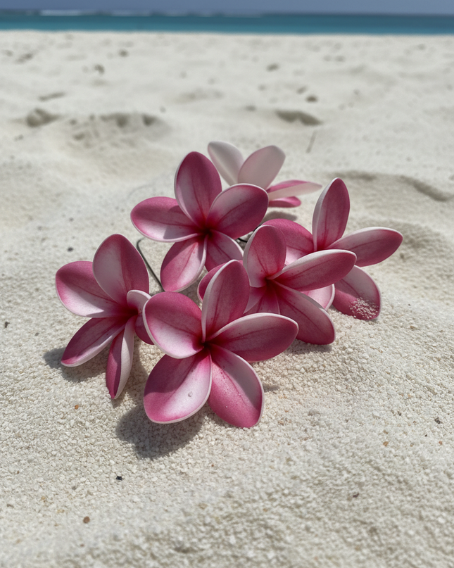 Tropical Frangipani Foam Flower
