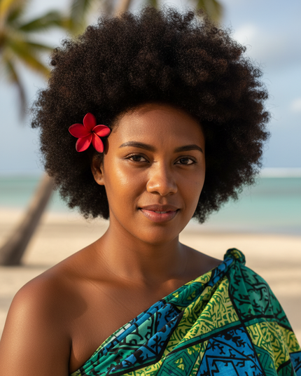 Tropical Frangipani Foam Flower