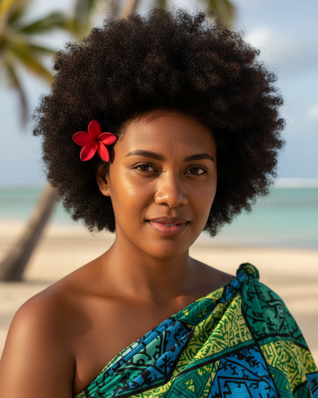 Tropical Frangipani Foam Flower