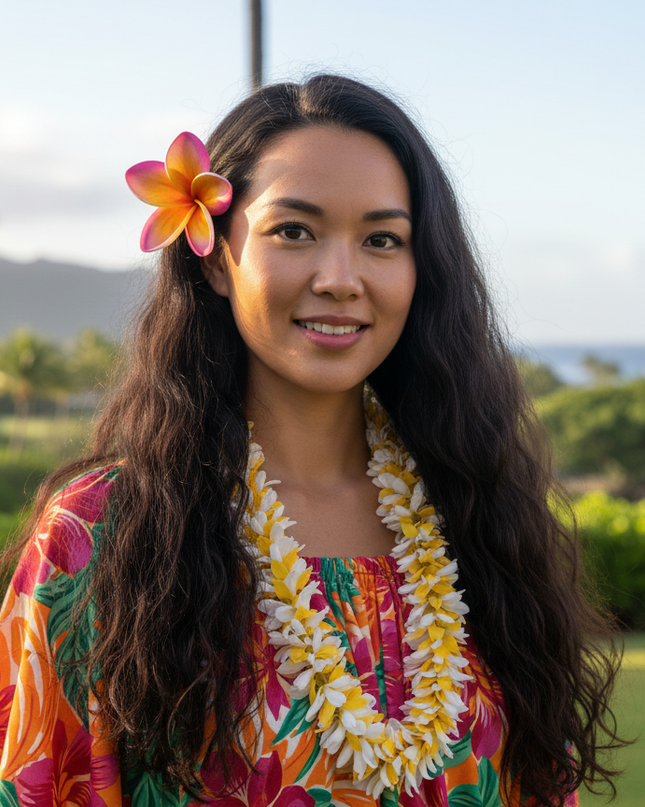Tropical Frangipani Foam Flower