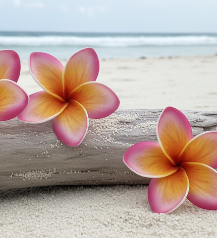 Tropical Frangipani Foam Flower