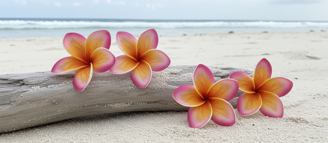 Tropical Frangipani Foam Flower