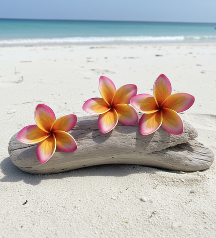 Tropical Frangipani Foam Flower