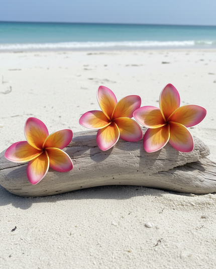 Tropical Frangipani Foam Flower