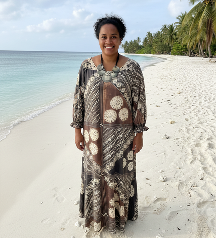Masi Print long dress