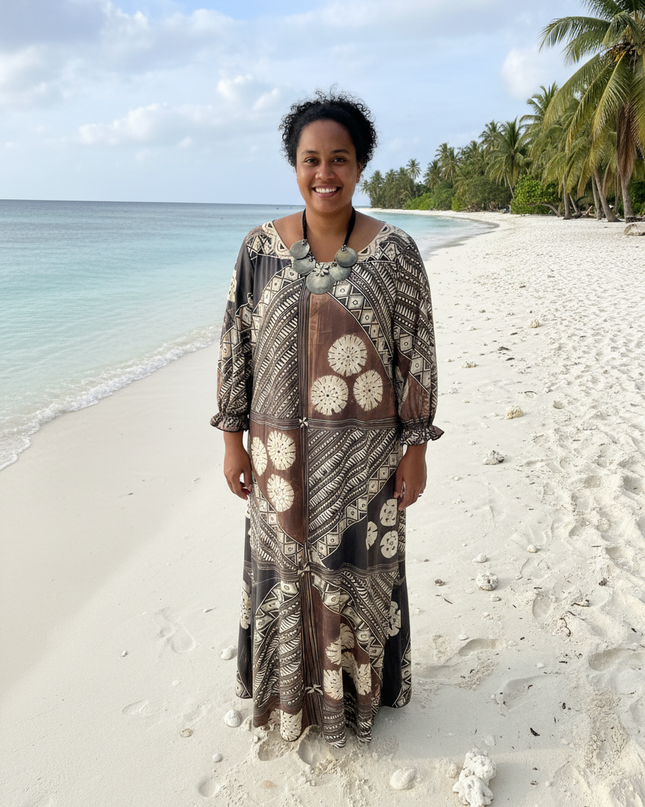 Masi Print long dress