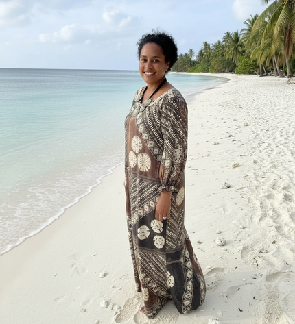 Masi Print long dress