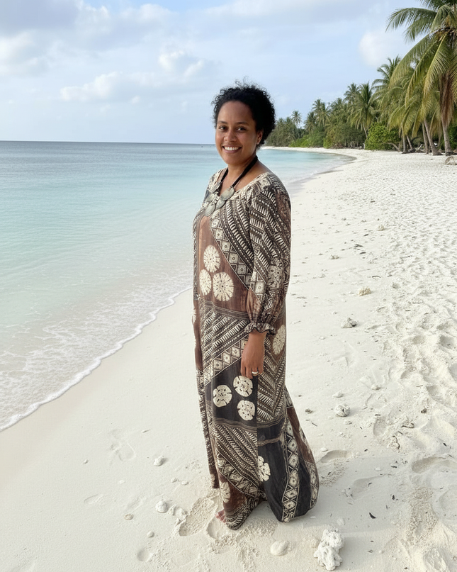 Masi Print long dress