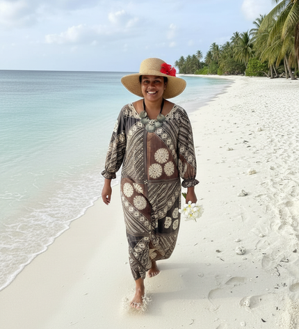 Masi Print long dress
